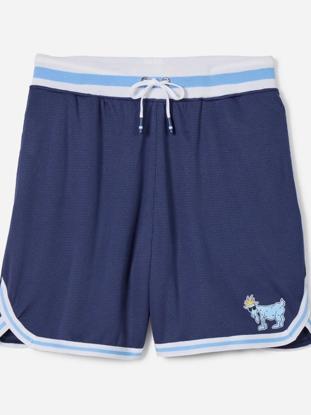 GOAT USA Small Men’s OG Mesh Shorts Navy Blue